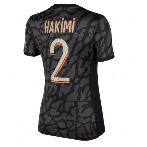 Lacne Ženy Futbalové dres Paris Saint-Germain Achraf Hakimi #2 2023-24 Krátky Rukáv - Tretina